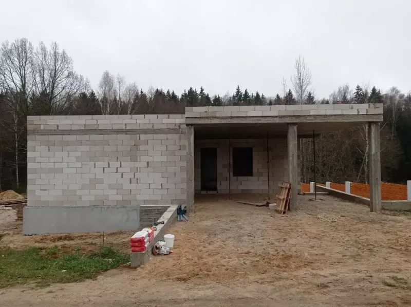 Дом с паркингом, построенный StroyMog